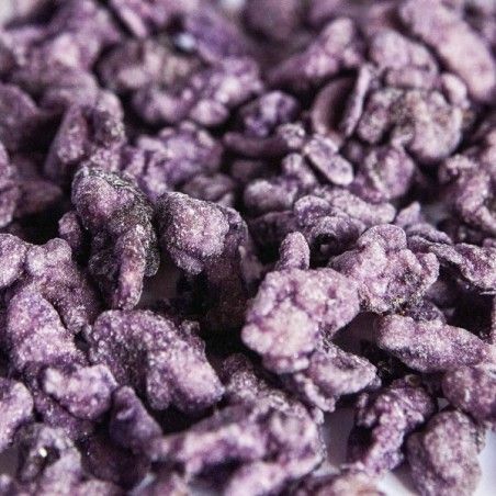 SIMPLE BOX 50 GR SUGAR COATED VIOLET FLOWER