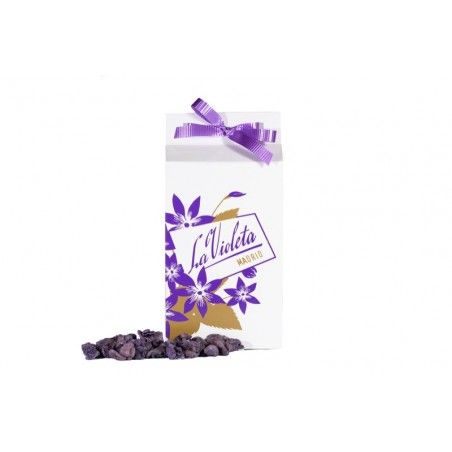 SIMPLE BOX 500 G SUGAR COATED VIOLET FLOWER