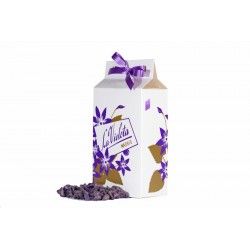 SIMPLE BOX 1000 G SUGAR COATED VIOLET FLOWER