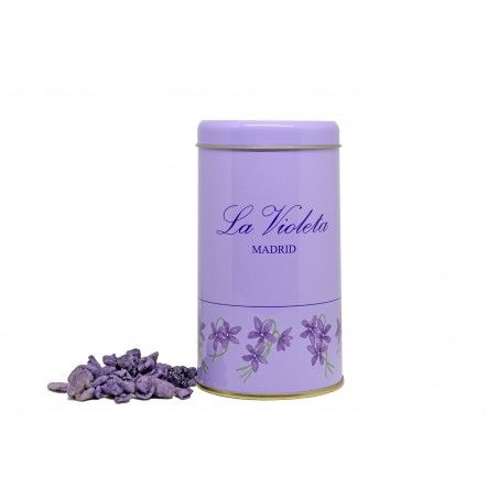400 G SUGAR COATED VIOLET FLOWERS IN DELUXE TIN