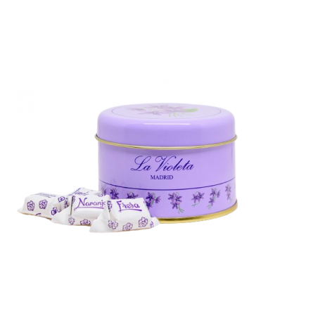 160 G ASSORTED CANDIES IN SMALL TIN