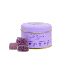 19 UNITS SOFT VIOLET CANDIES IN SMALL TIN