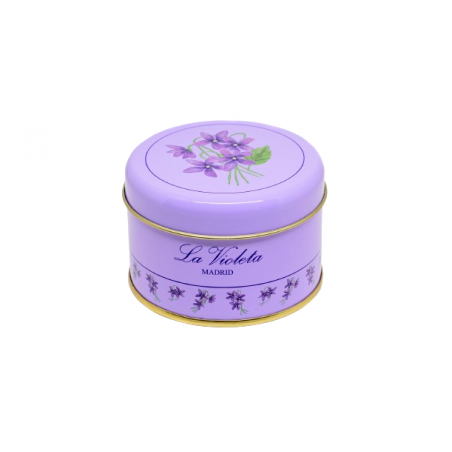 19 UNITS SOFT VIOLET CANDIES IN SMALL TIN
