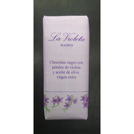 DARK CHOCOLATE WITH VIOLET PETALS