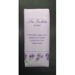 DARK CHOCOLATE WITH VIOLET PETALS